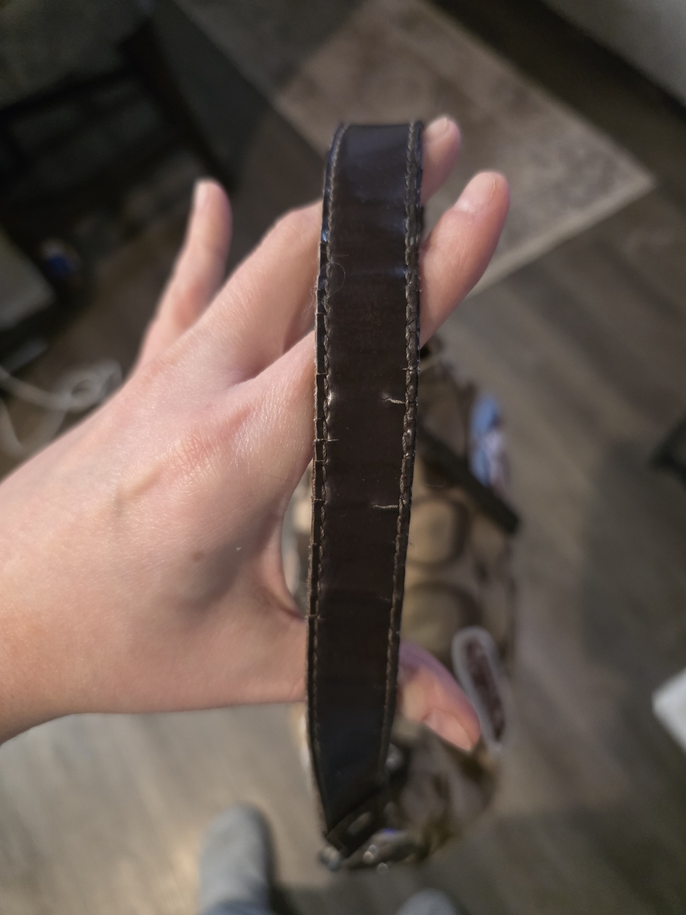 *UPCYCLED* Coach F19281 Brown Signature Canvas Shoulder Bag with Patch Accents - Picture 5 of 9